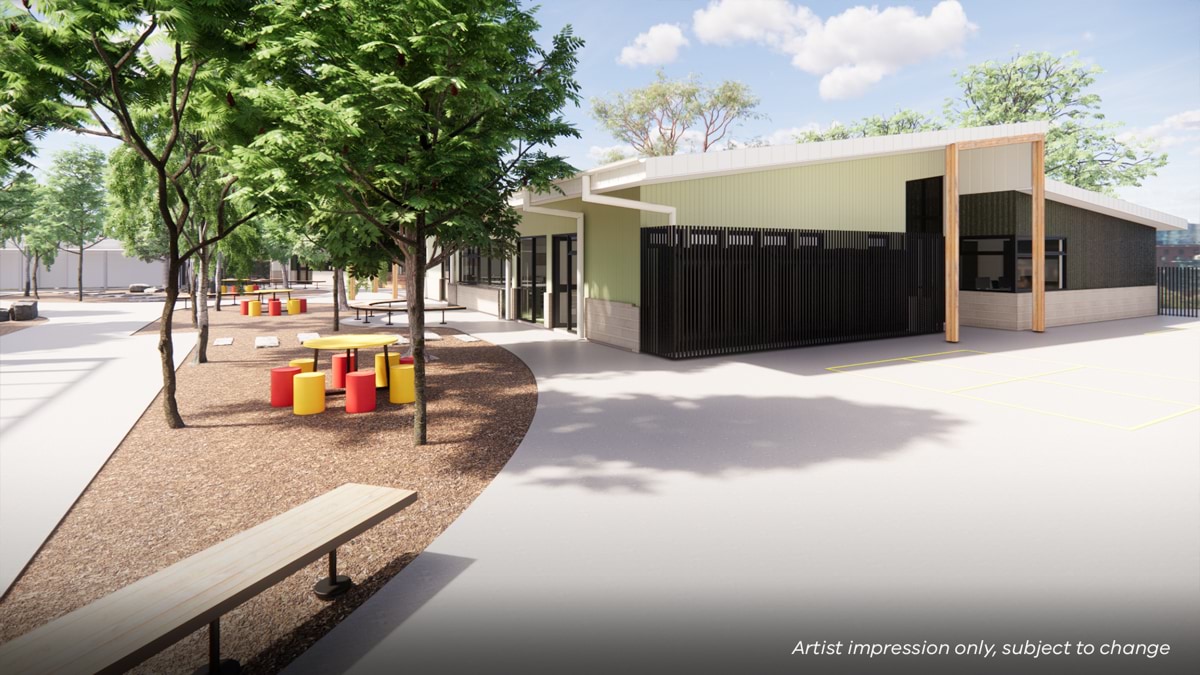 Watsonia North Primary School - upgrade and modernisation, Illustrated render