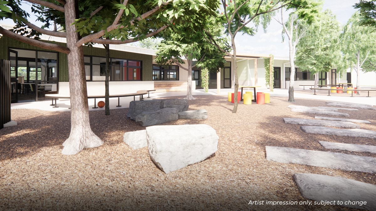 Watsonia North Primary School - upgrade and modernisation, Illustrated render