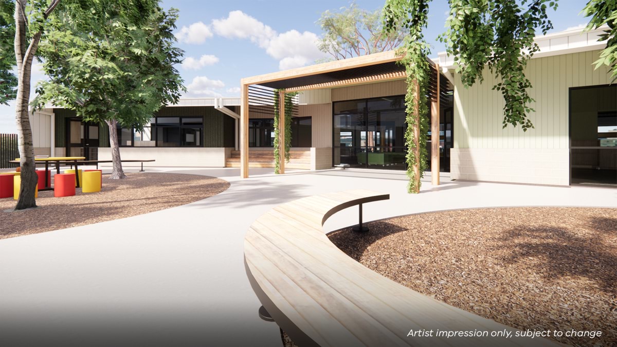 Watsonia North Primary School - upgrade and modernisation, Illustrated render