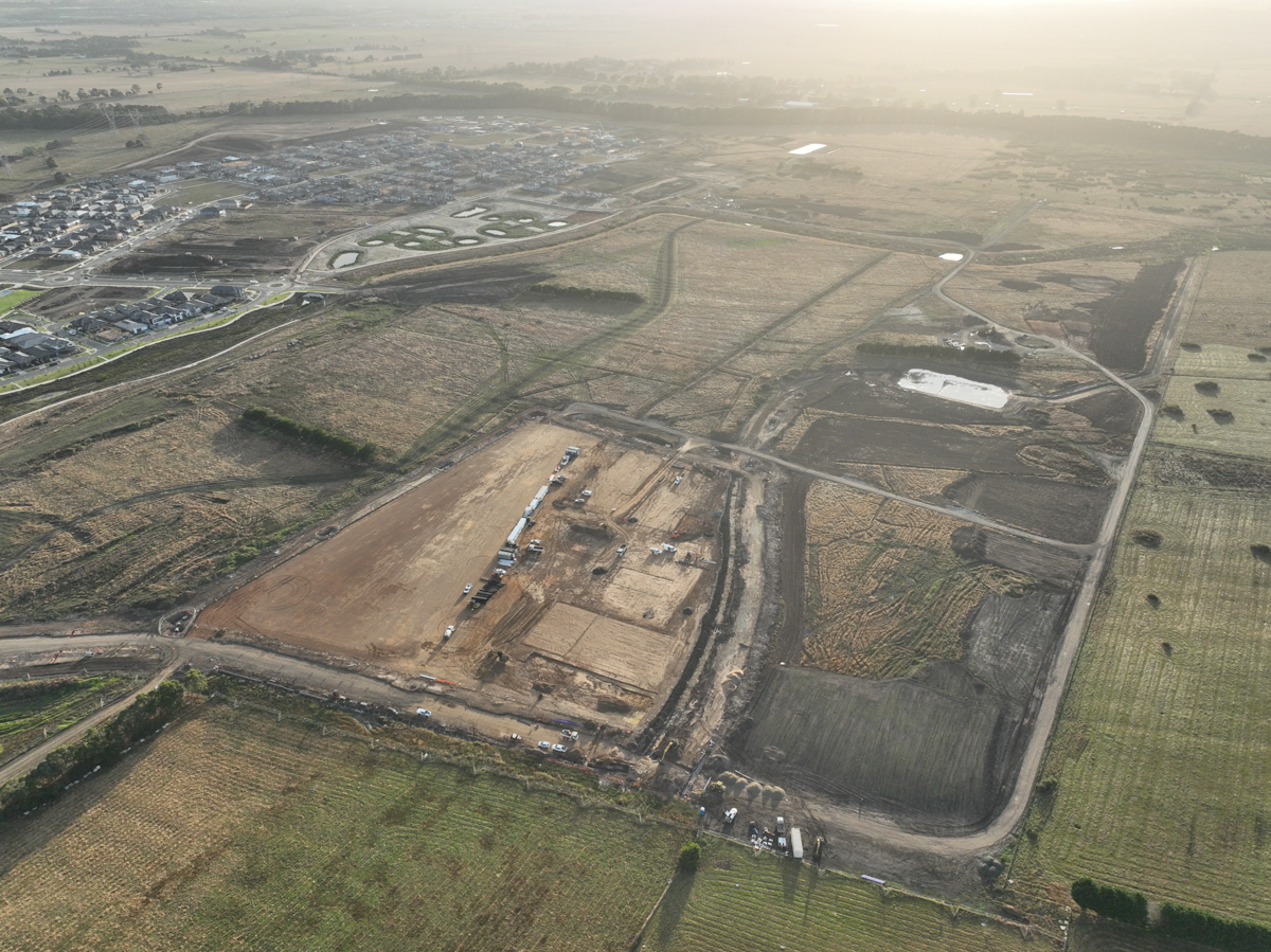 Alexander Boulevard Primary School (interim name) - new school, Site progress - March 2023