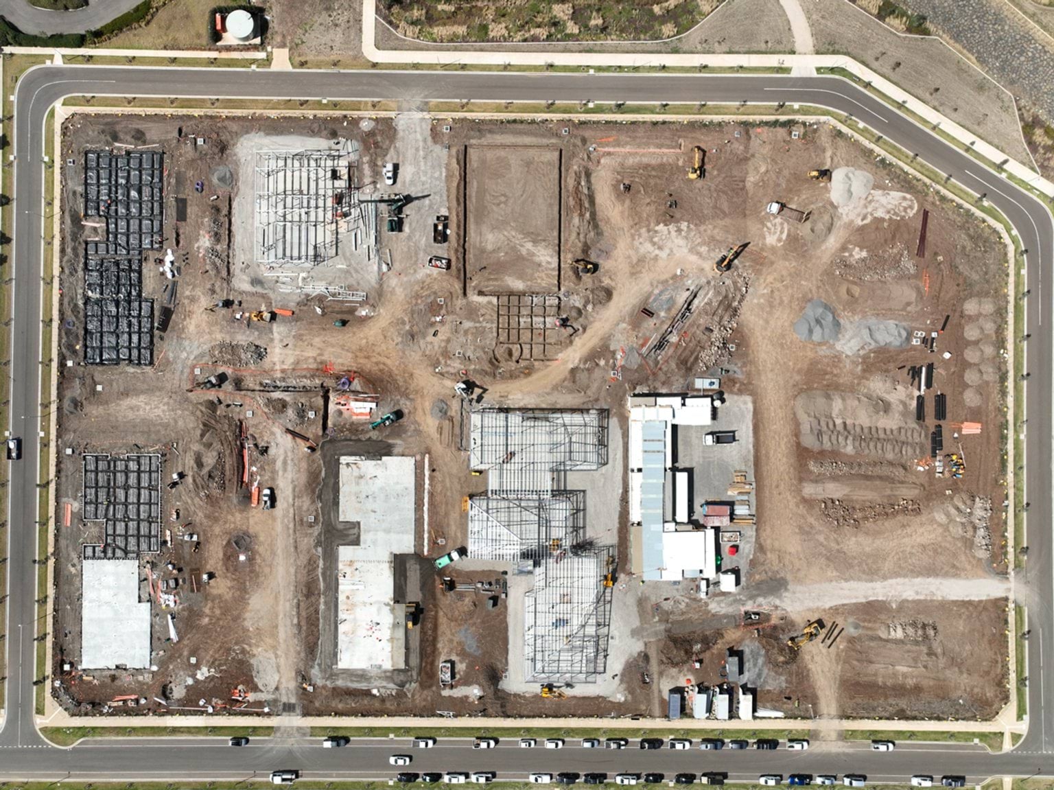 Black Forest East Primary School (interim name) - new school, Site progress - March 2023