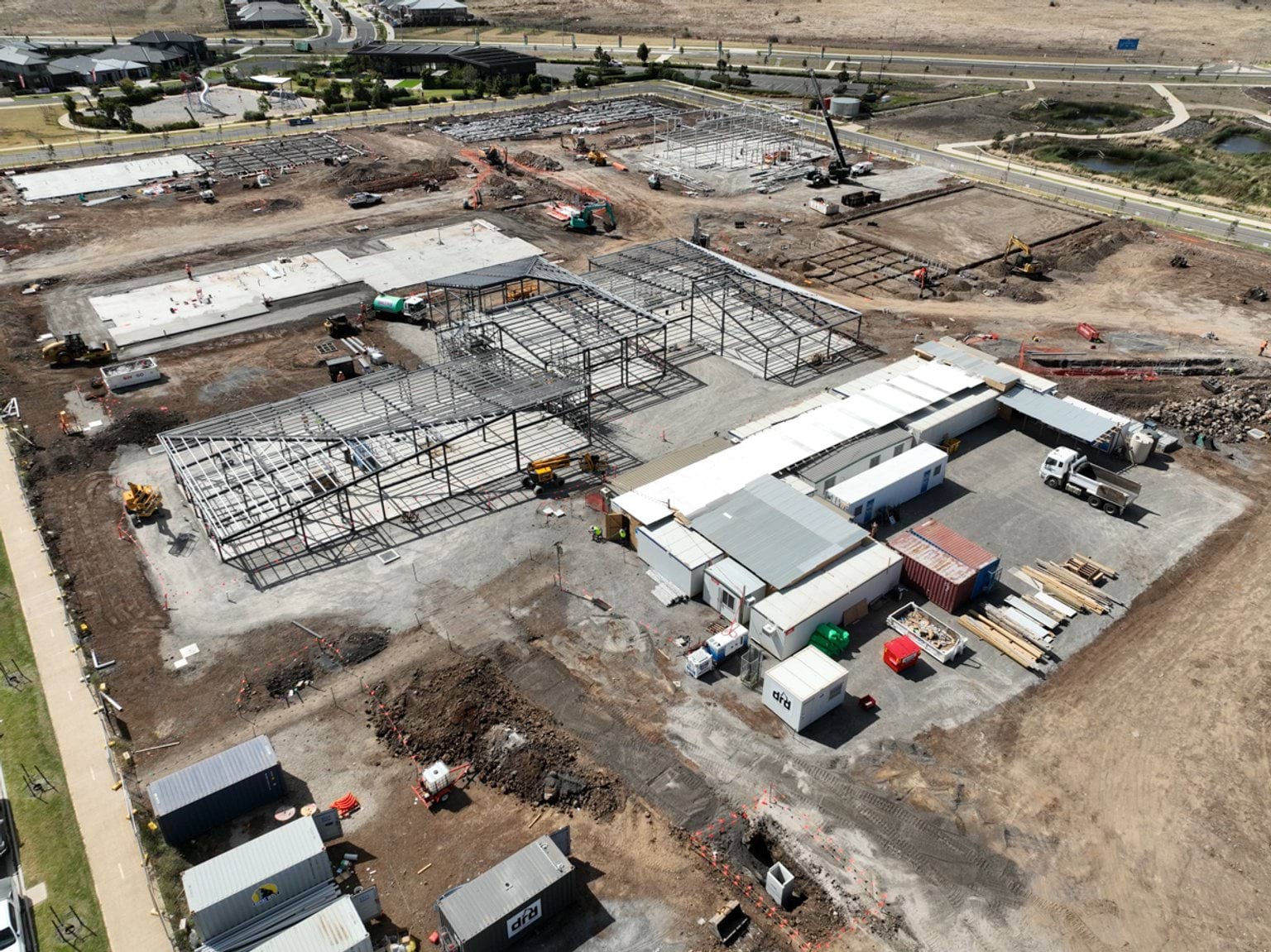 Black Forest East Primary School (interim name) - new school, Site progress - March 2023