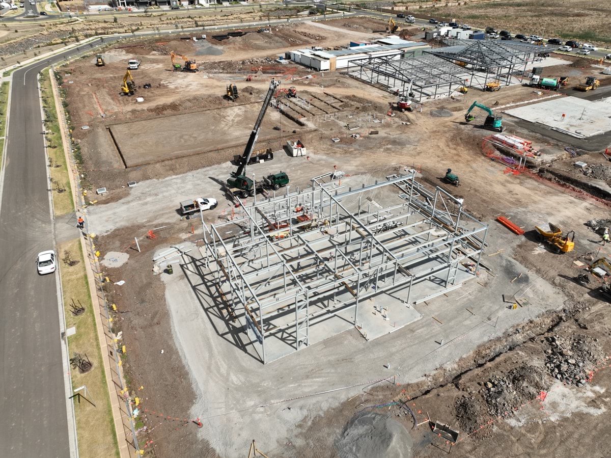 Black Forest East Primary School Kindergarten (interim name) - kindergarten on a school site, Site progress - March 2023