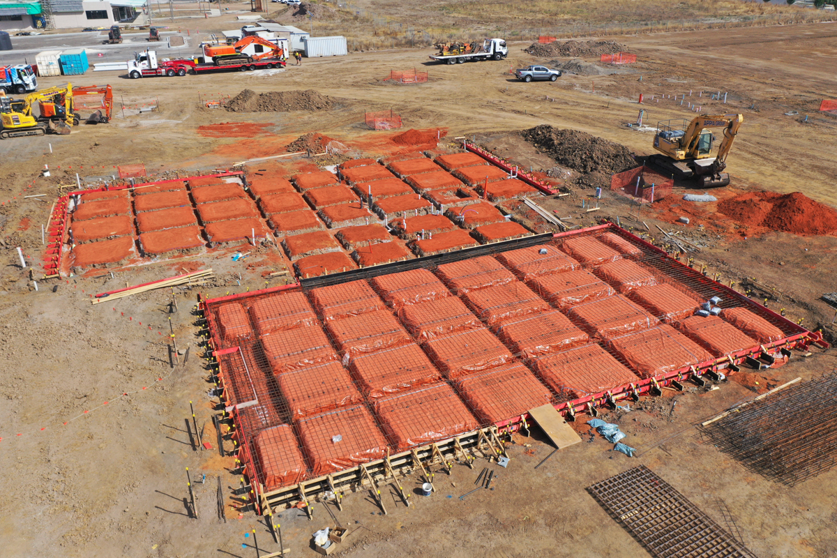 Merrifield South Primary School (interim name) - new school, Site progress - March 2023