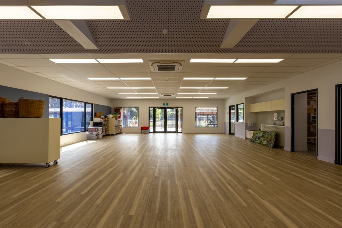 Newhaven Kindergarten - photo showing a large indoor play space