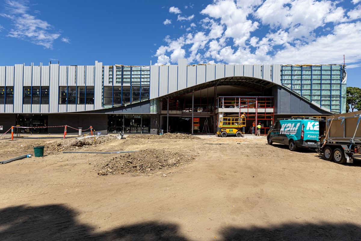 Thornbury High School - Upgrade and Modernisation - STEAM Centre, Construction progress, February 2023