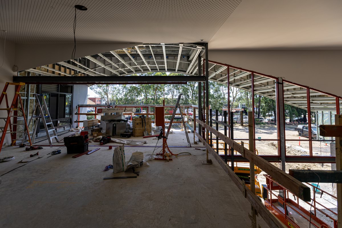 Thornbury High School - Upgrade and Modernisation - STEAM Centre, Construction progress, February 2023