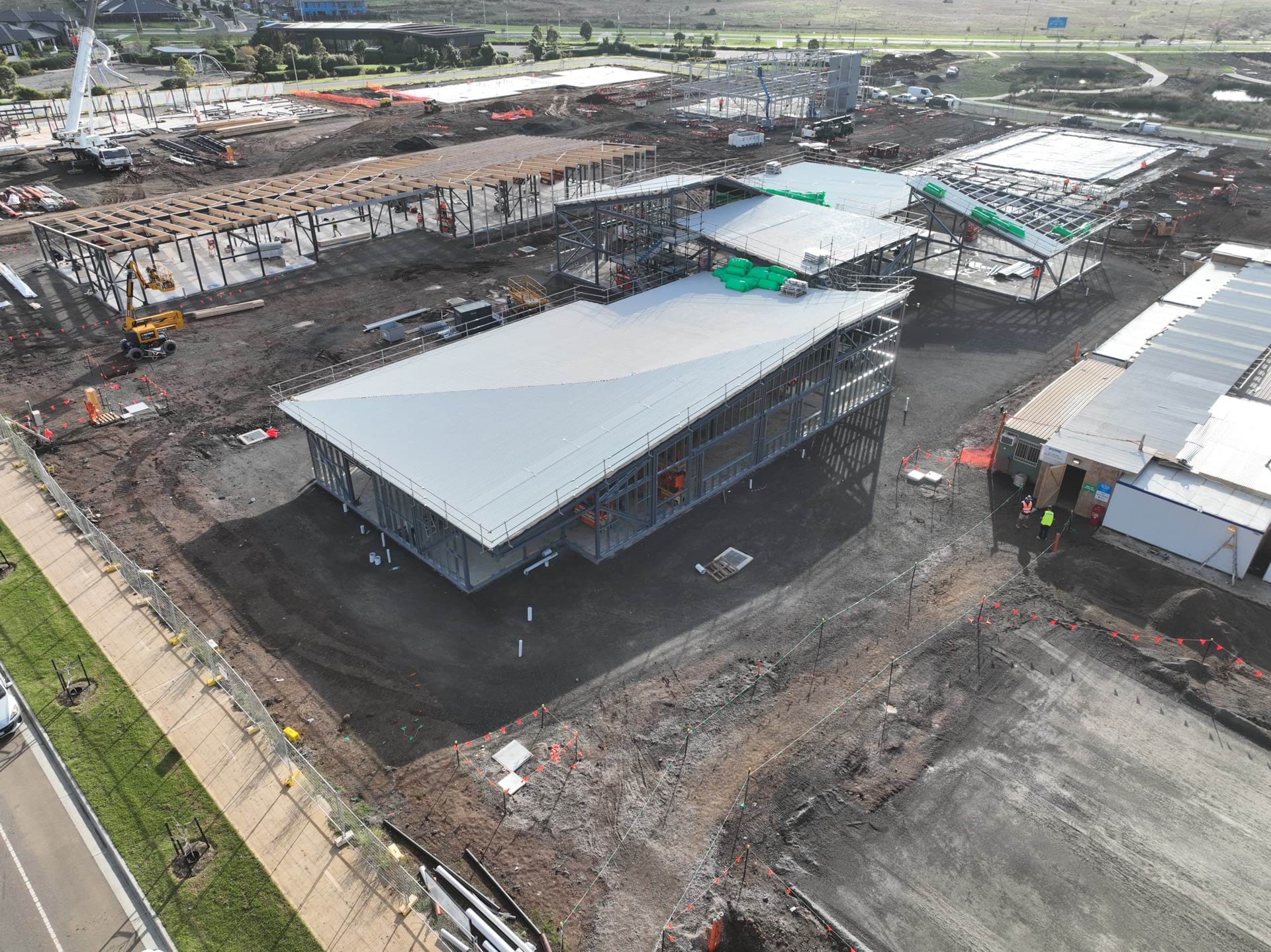 Black Forest East Primary School (interim name) - new school, Site progress - April 2023