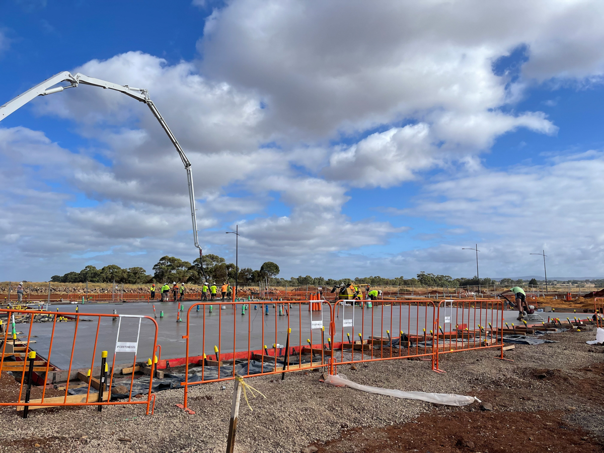 Aintree Specialist School (interim name) - new school, Site progress - March 2023