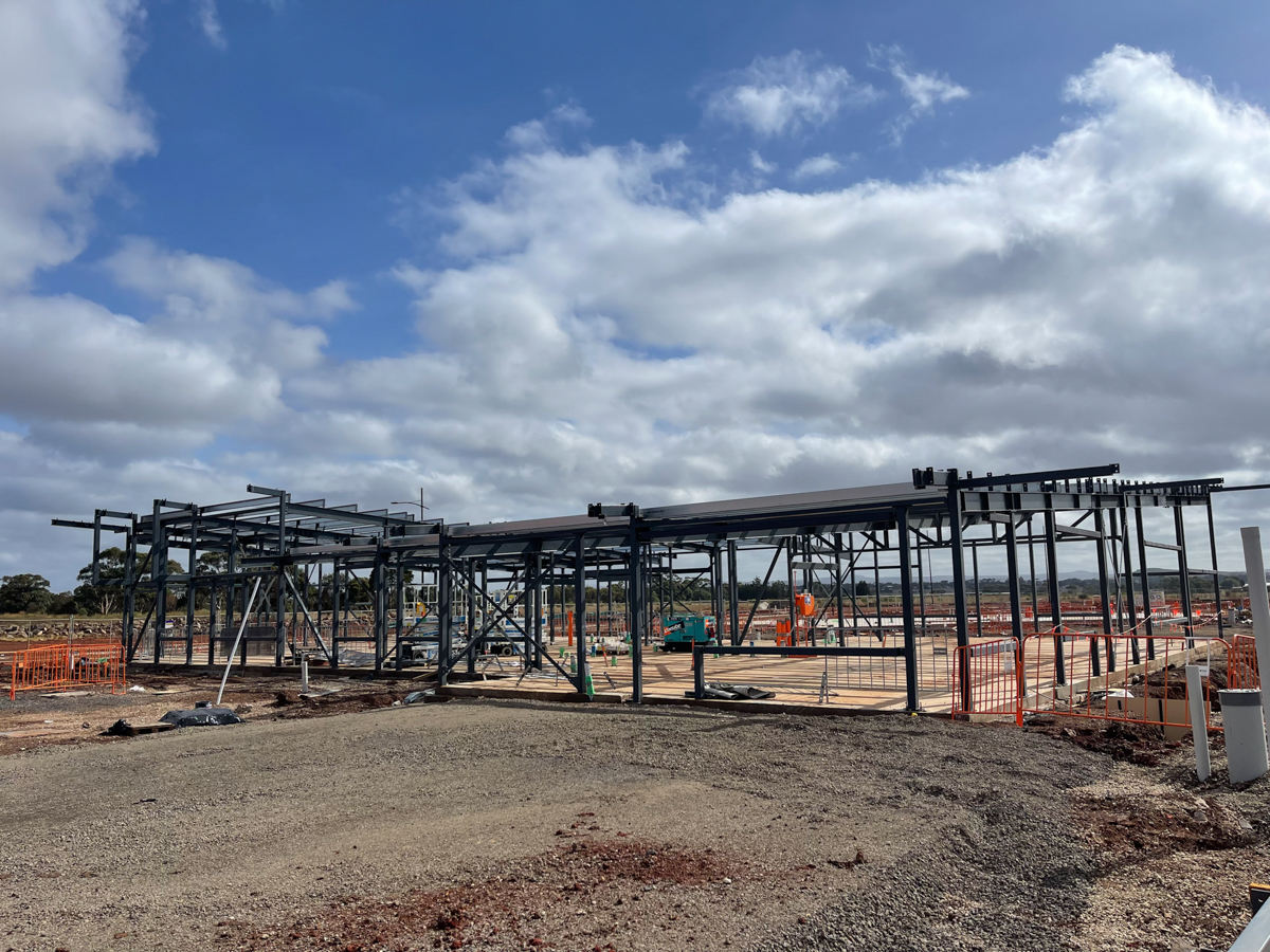 Aintree Specialist School (interim name) - new school, Site progress - April 2023