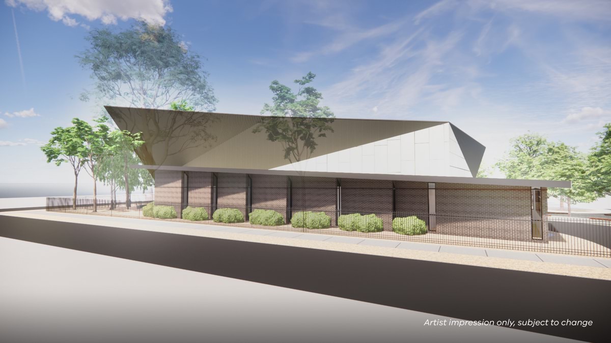 Bentleigh Secondary College - illustrated render, Upgrade and modernisation – performing arts centre