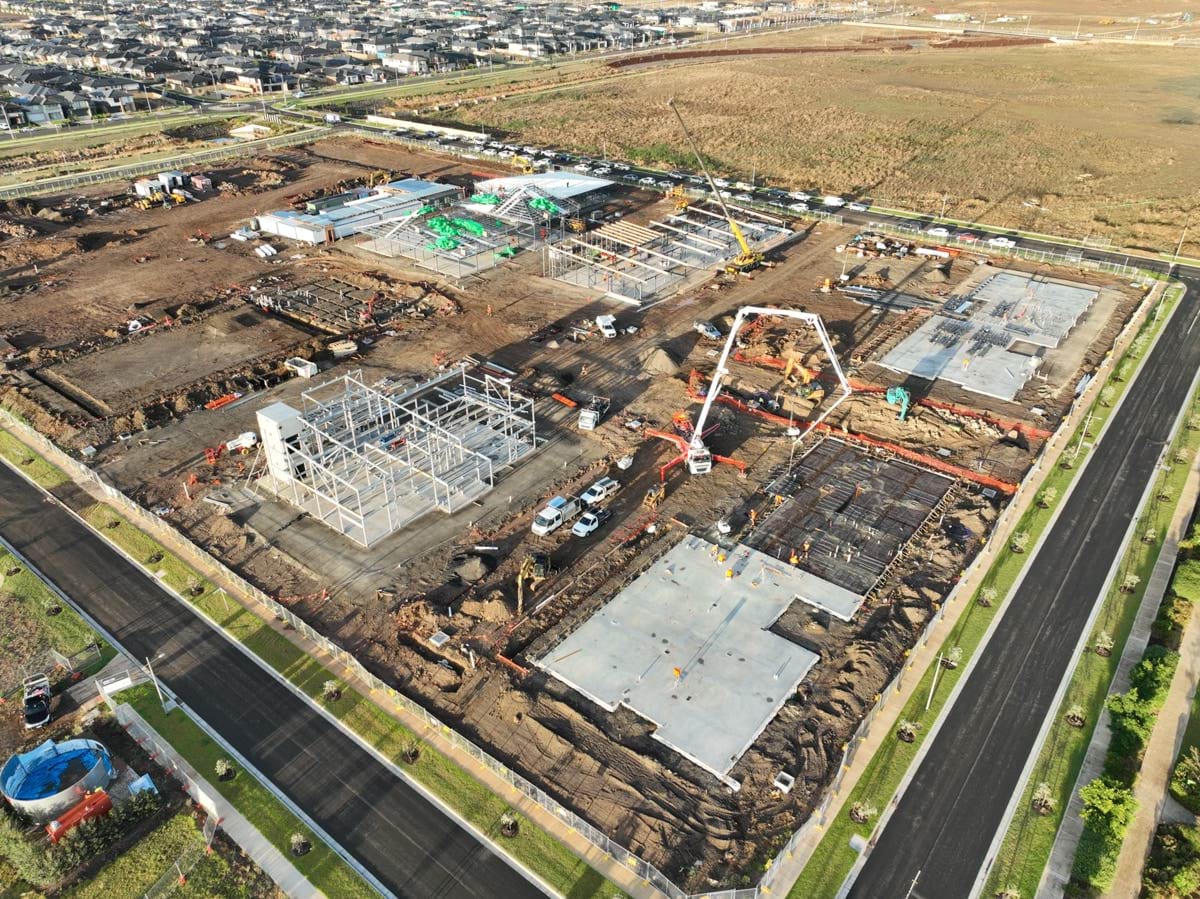 Black Forest East Primary School (interim name) - new school, Site progress - March 2023