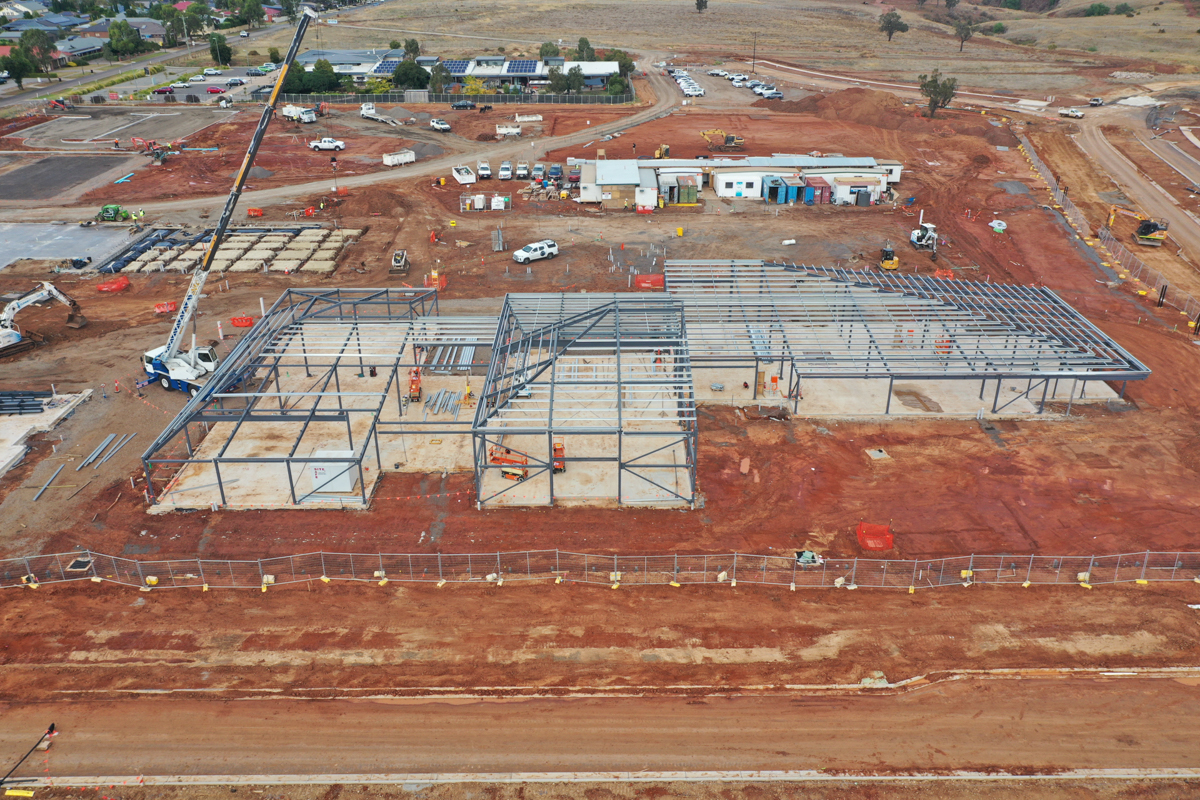 Brookfield Primary School (interim name) - new school, site progress - March 2023