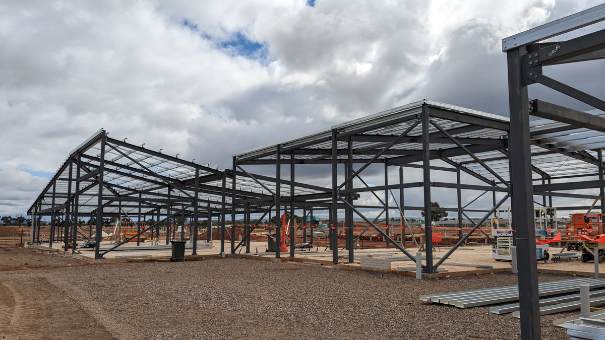 Brookfield Primary School (interim name) - New School, Site progress - March 2023