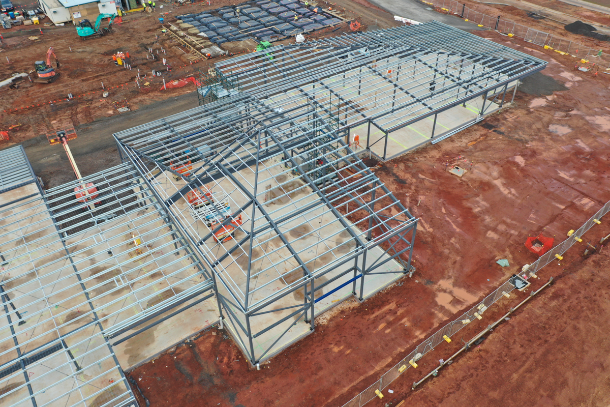 Brookfield Primary School (interim name) - new school, Site progress - April 2023