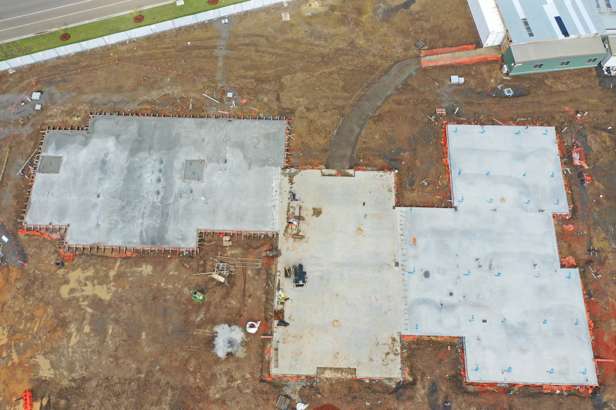 Merrifield South Primary School (interim name) - new school, Site progress - April 2023