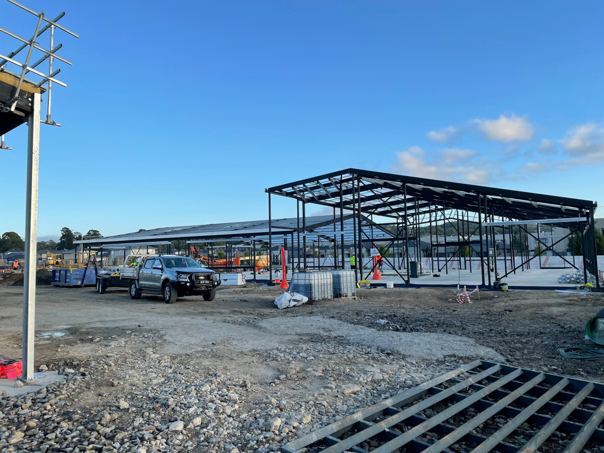 Officer Brunt Road Primary School (interim name) - new school, Site progress - March 2023