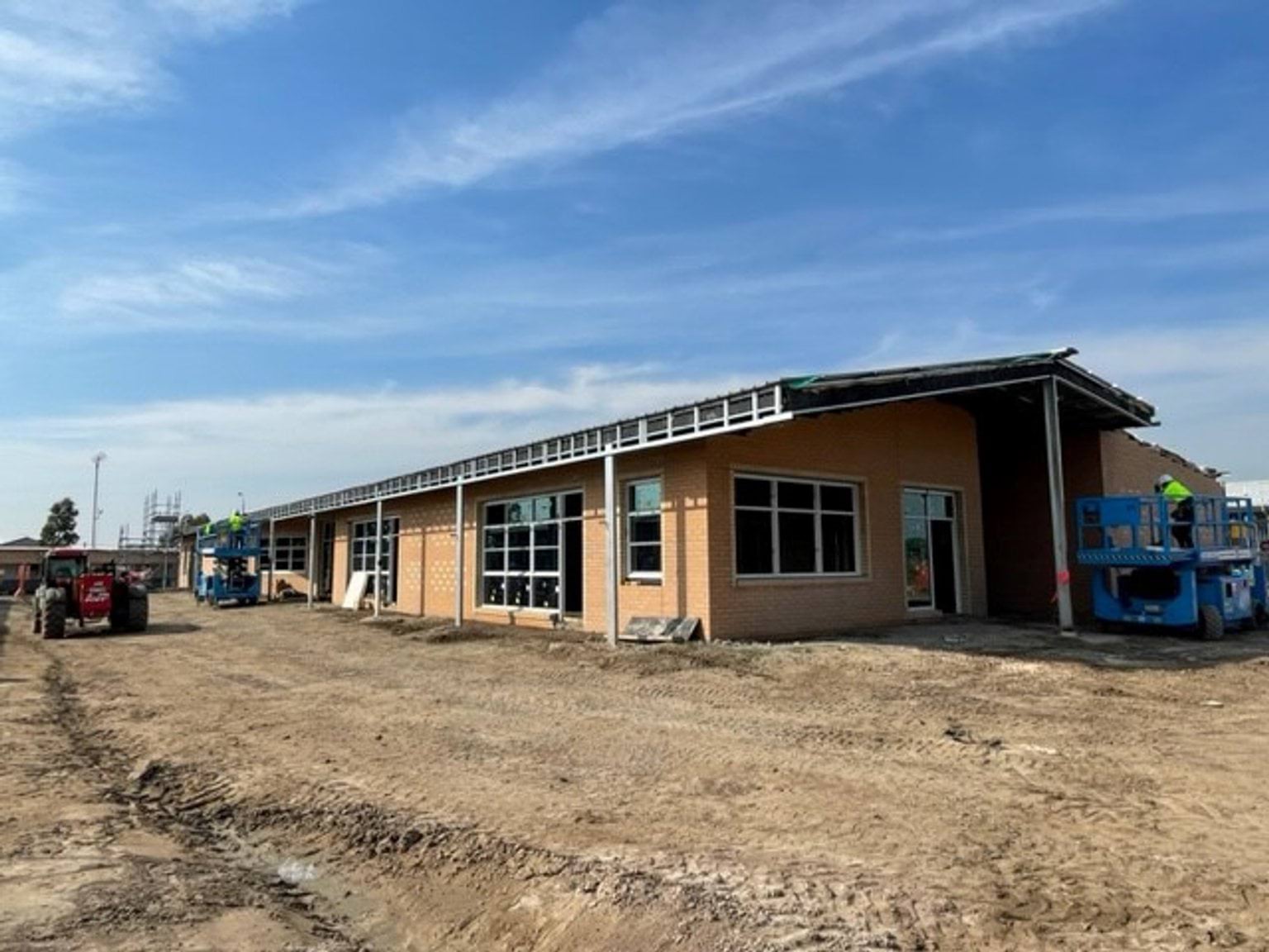 Officer Brunt Road Primary School (interim name) - new school, Site progress -April 2023