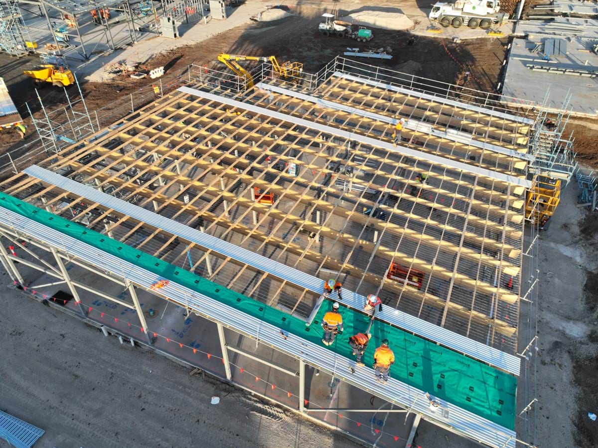 Tarneit North Primary School Kindergarten (interim name) - kindergarten on a school site, Site progress - March 2023