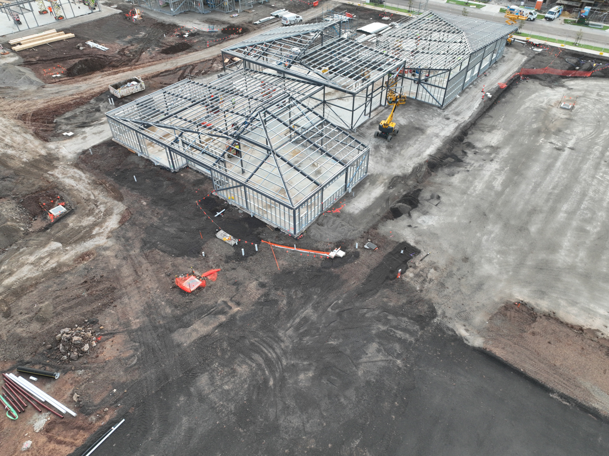 Tarneit North Primary School (interim name) - new school, Site progress - April 2023