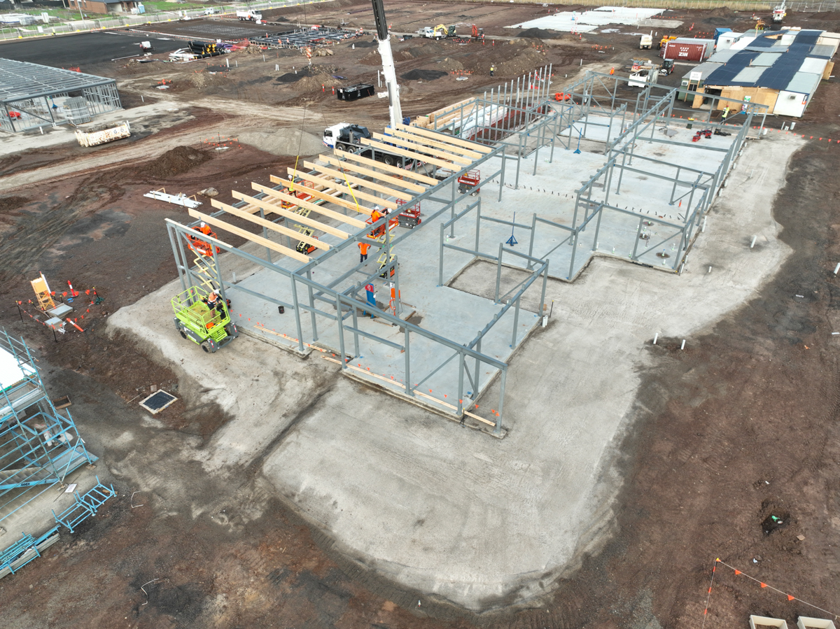 Tarneit North Primary School (interim name) - new school, Site progress - April 2023