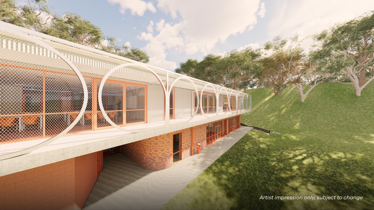 Auburn High School - upgrade and modernisation - stage 3, Illustrated render