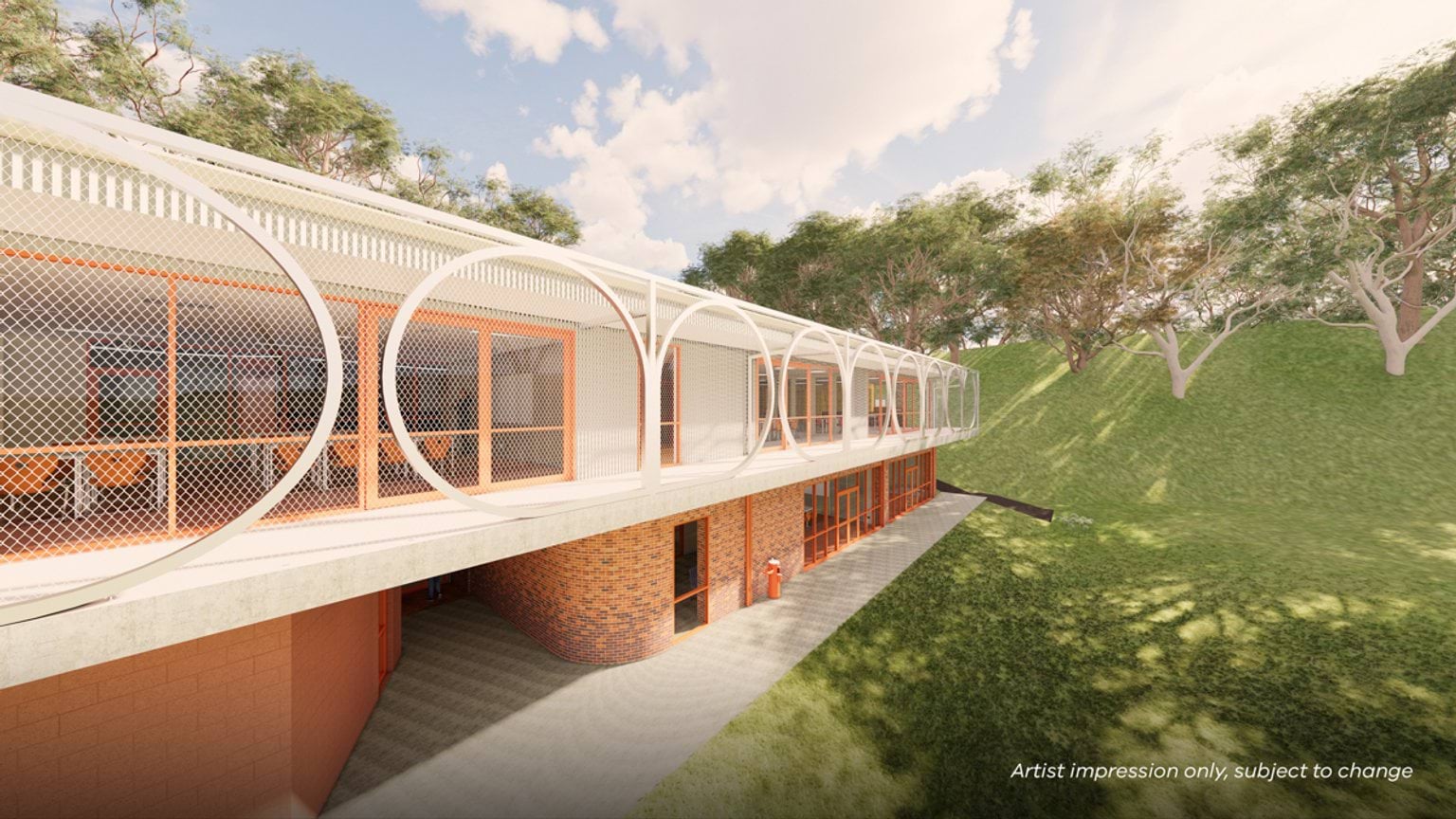 Auburn High School - upgrade and modernisation - stage 3, Illustrated render