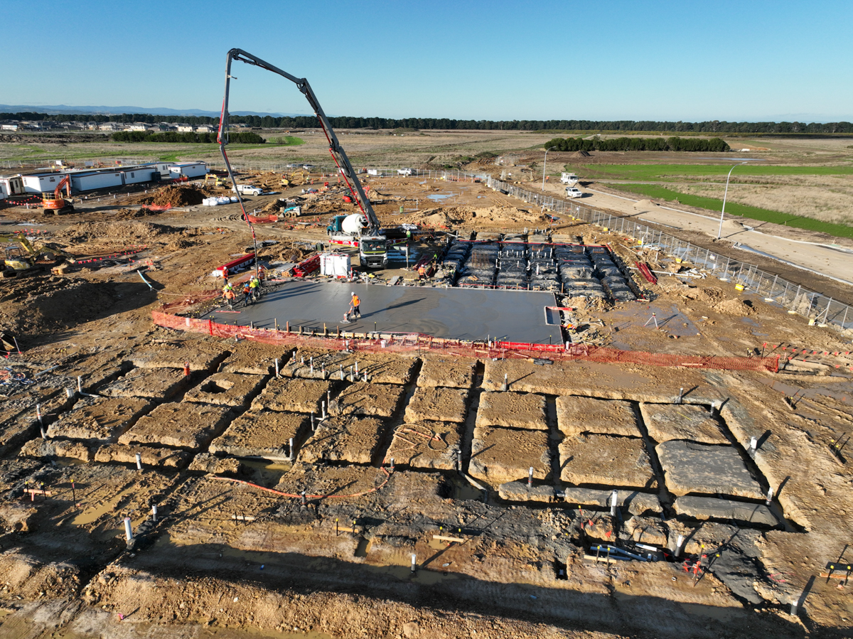 Alexander Boulevard Primary School (interim name) - new school, Site progress - May 2023