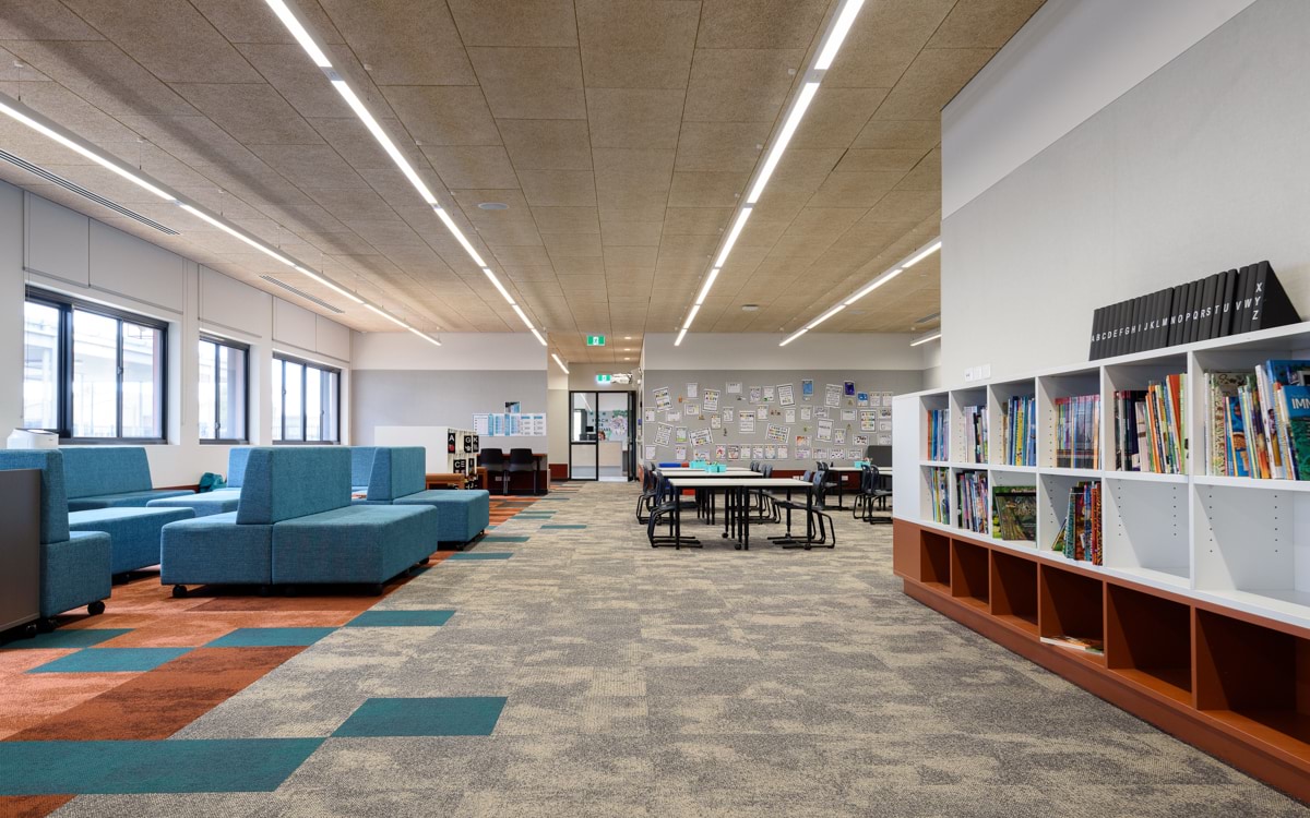 Barrawang Primary School - new school, Completed school - library