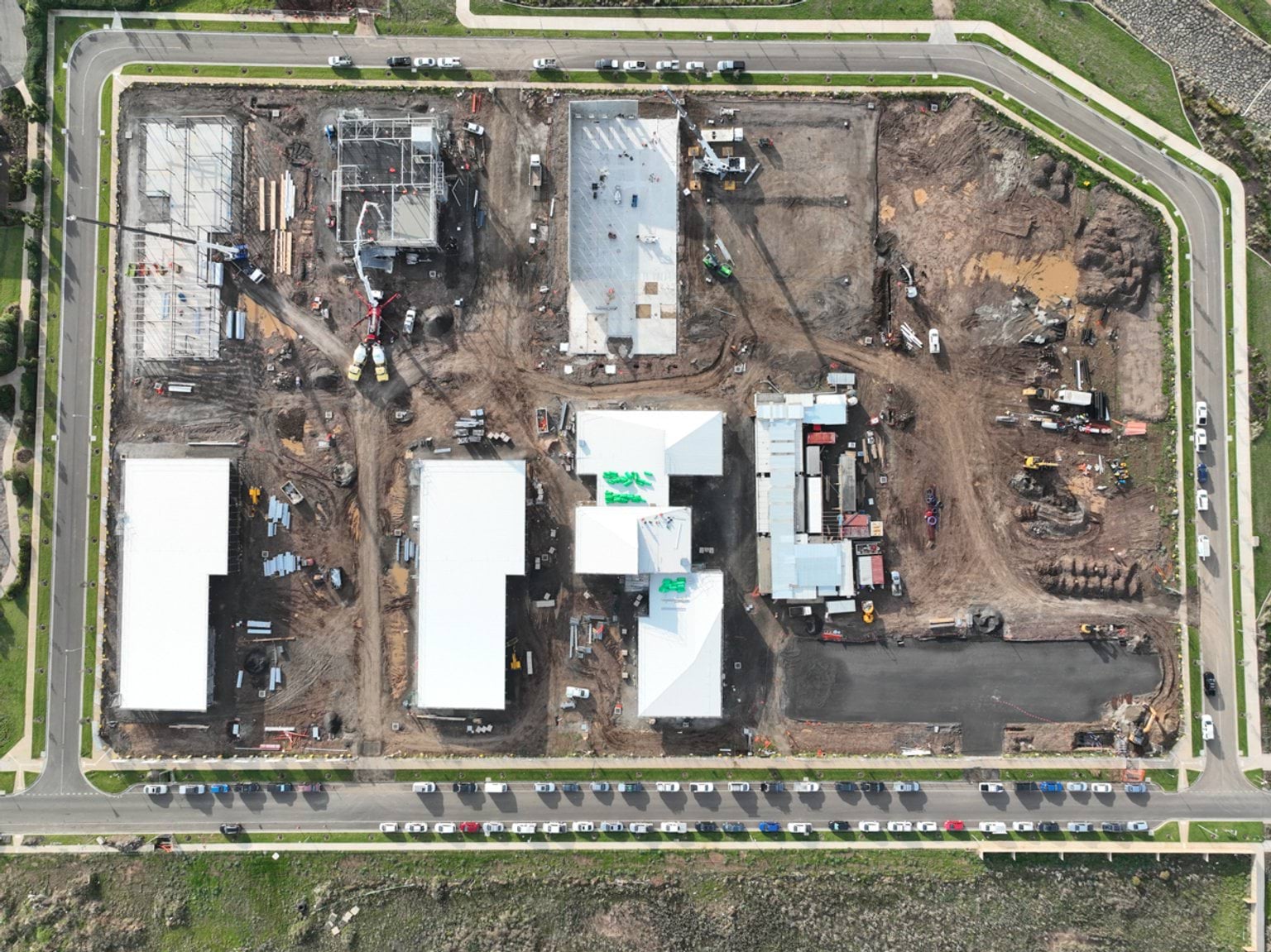 Black Forest East Primary School (interim name) - new school, Site progress - May 2023