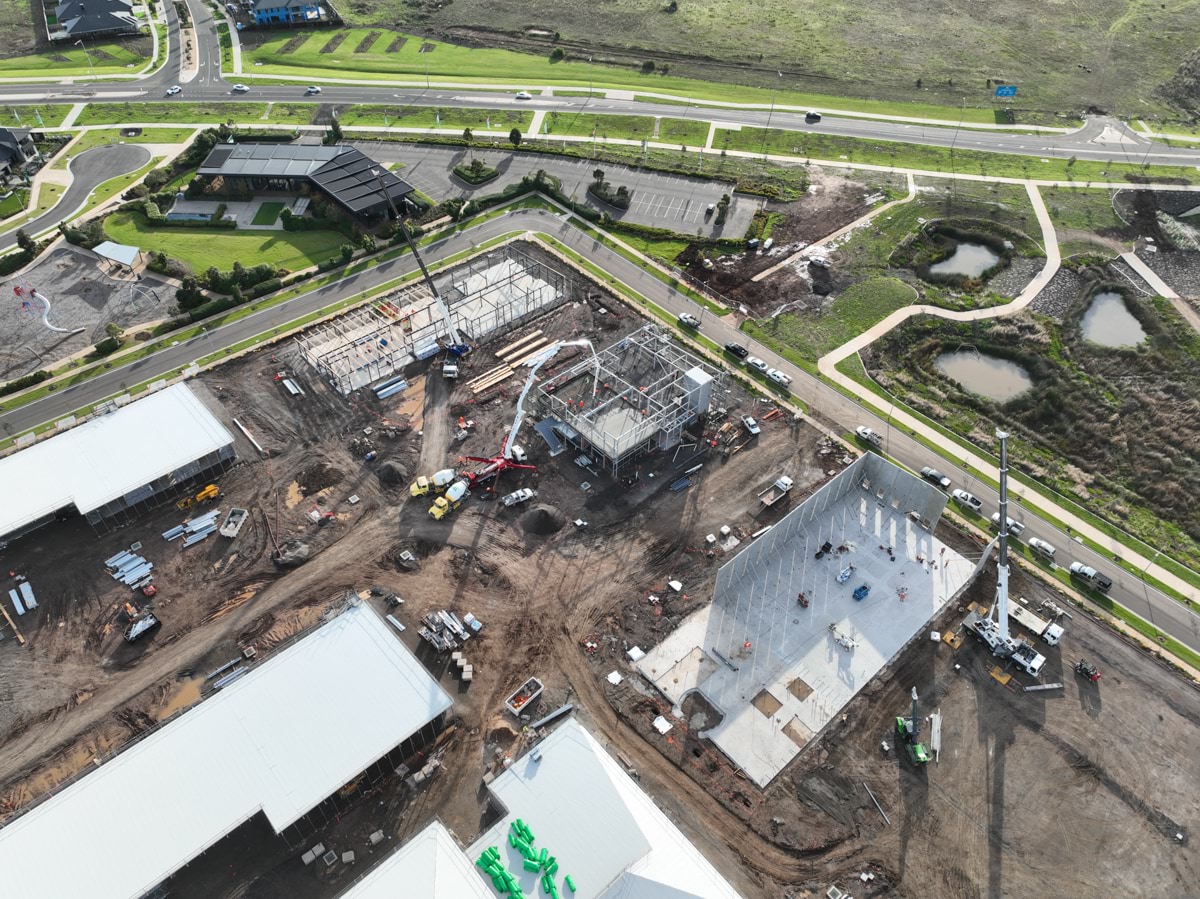 Black Forest East Primary School Kindergarten (interim name) - kindergarten on a school site, Site progress - May 2023