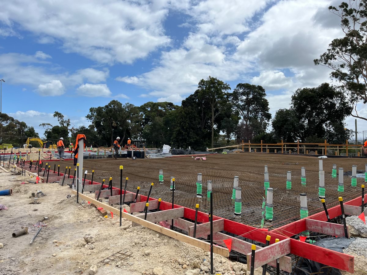 Frankston High School - upgrade and modernisation, Site progress - May 2023, administration