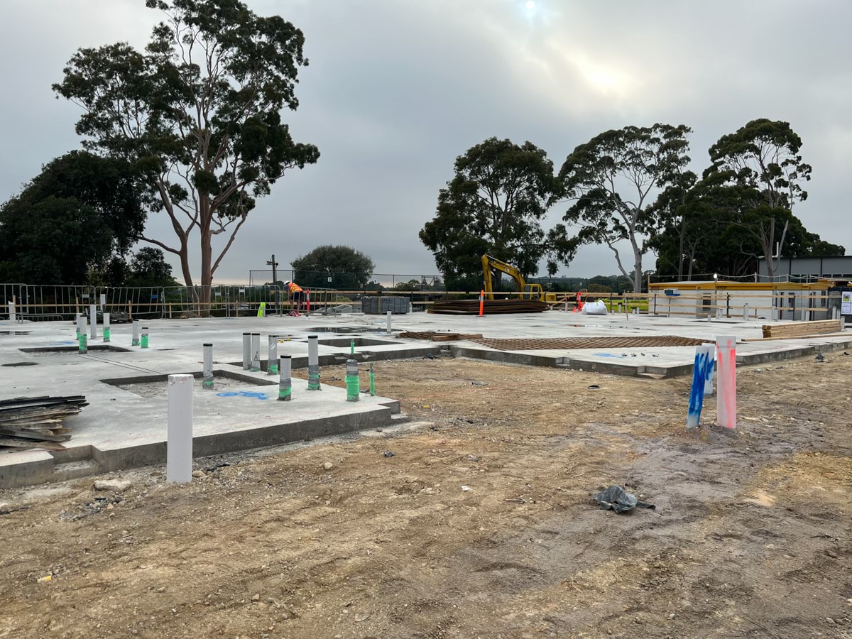 Frankston High School - upgrade and modernisation, Site progress - May 2023, administration