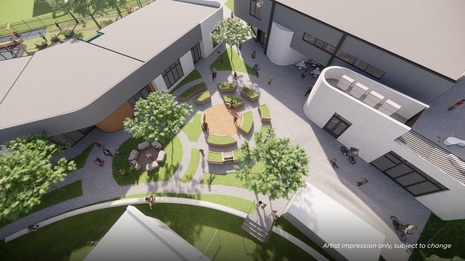 Katandra Berendale Special School (interim name) - upgrade and modernisation - stage 1, Illustrated render