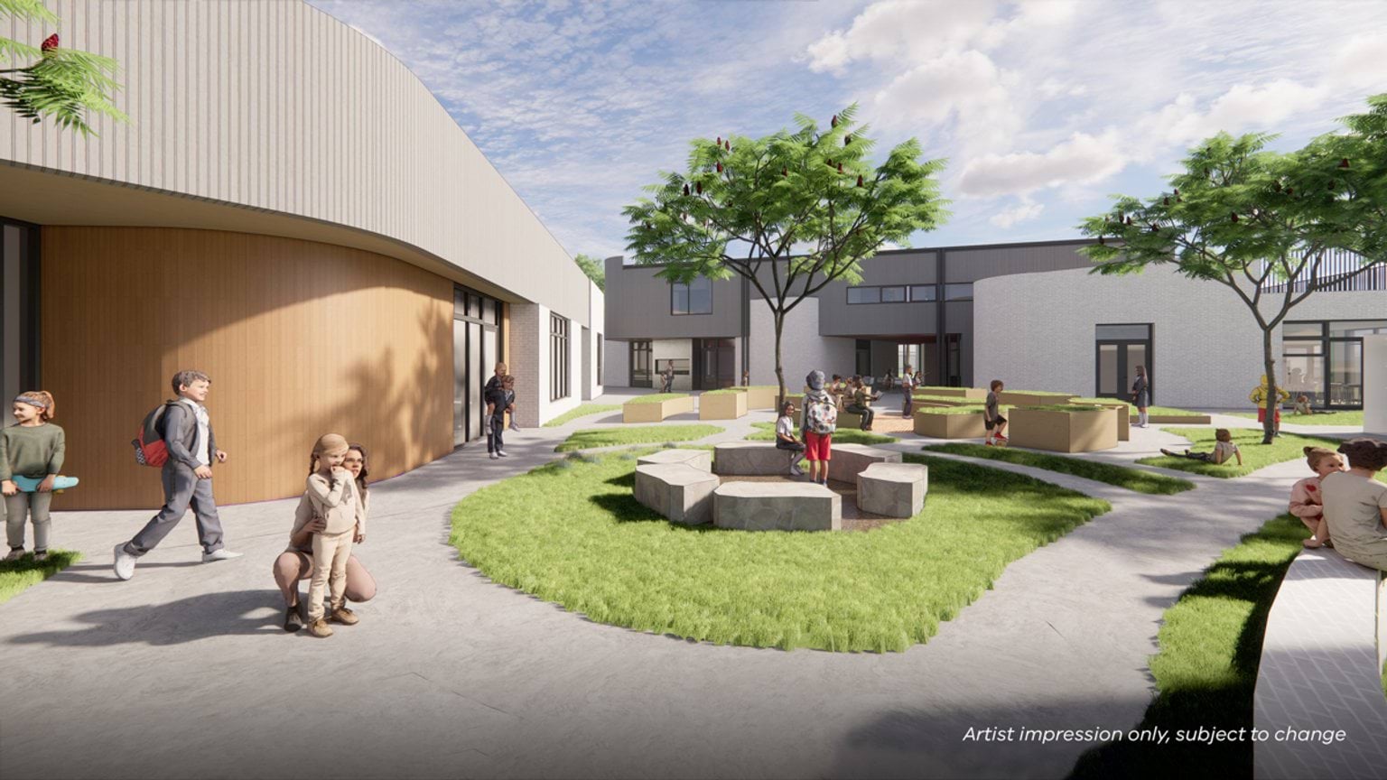 Katandra Berendale Special School (interim name) - upgrade and modernisation - stage 1, Illustrated render