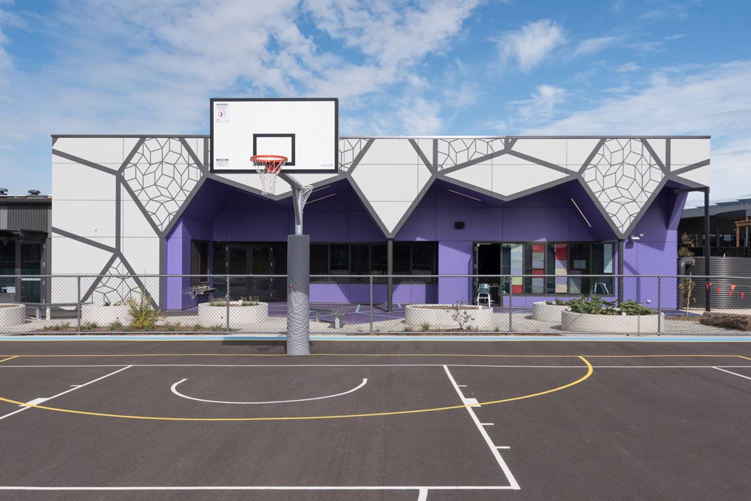 Ngarri Primary School - new school, Completed school - hard court