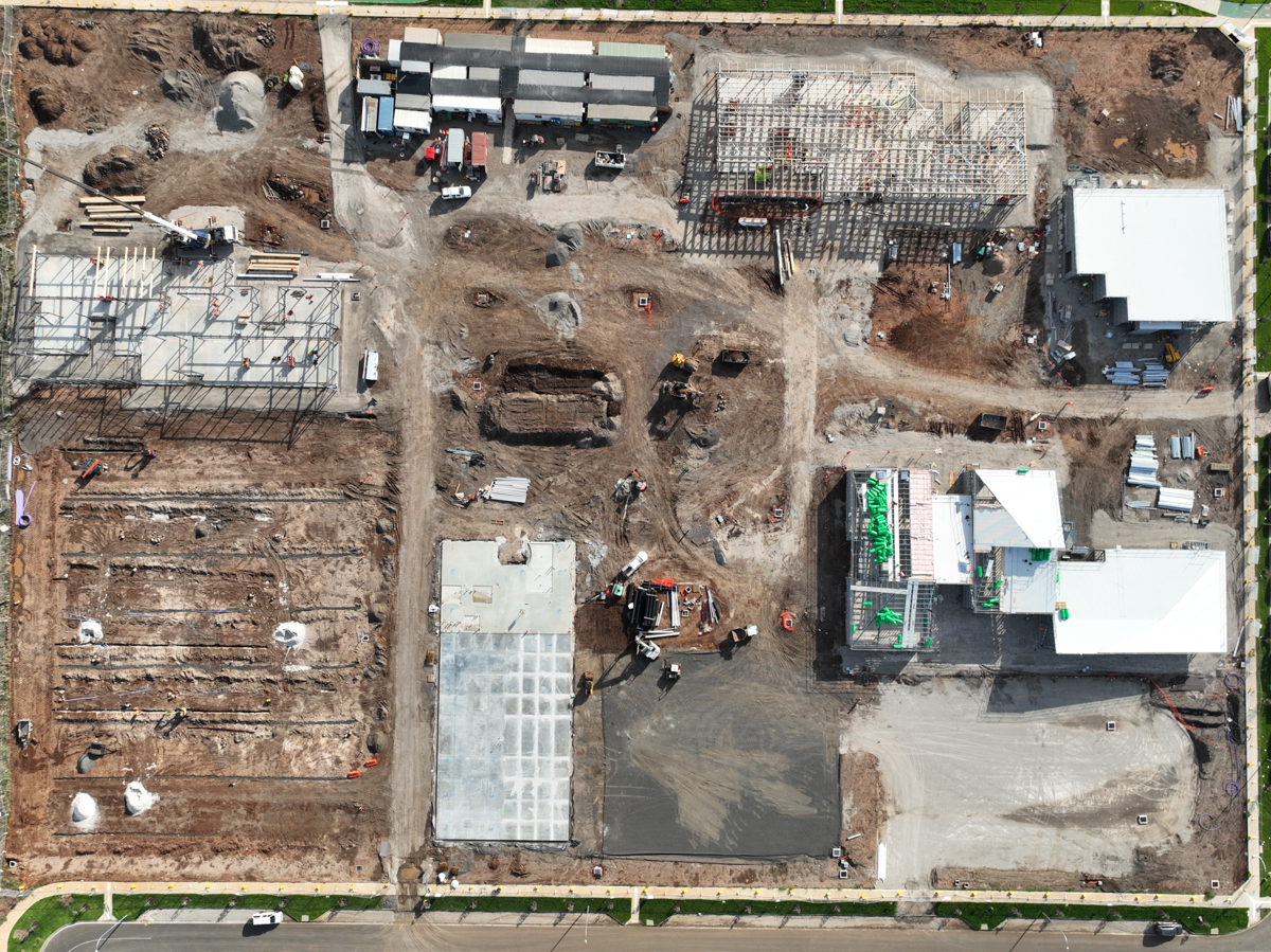 Tarneit North Primary School (interim name) - new school, Site progress - April 2023