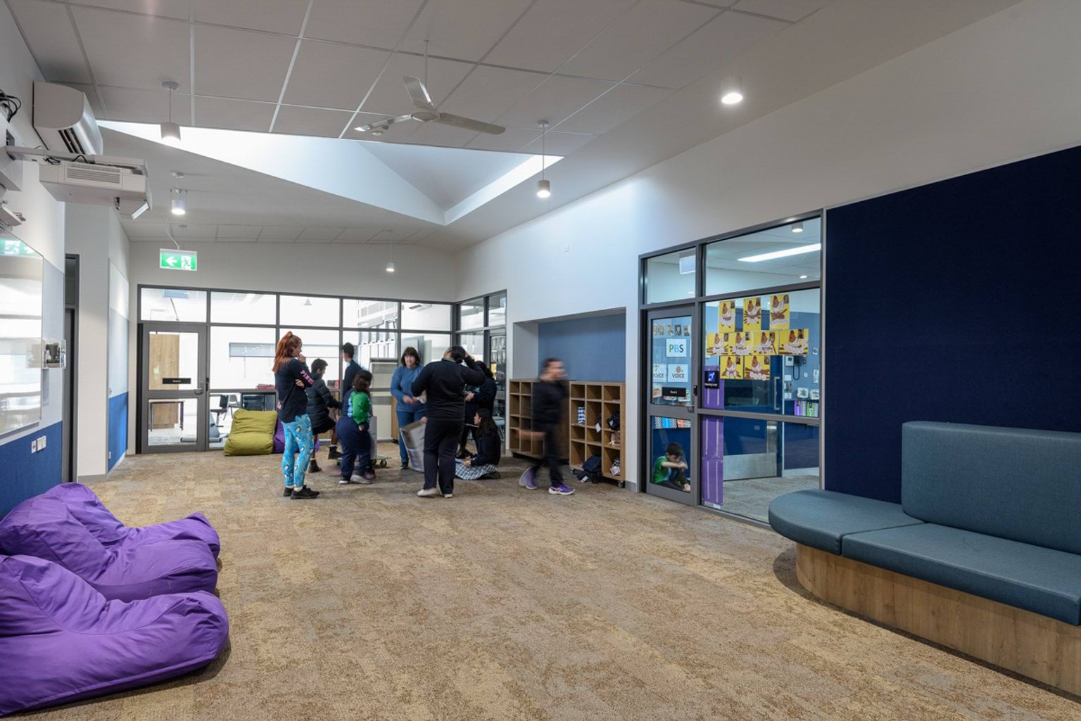 Wayi School - new school, Completed school - learning neighbourhood