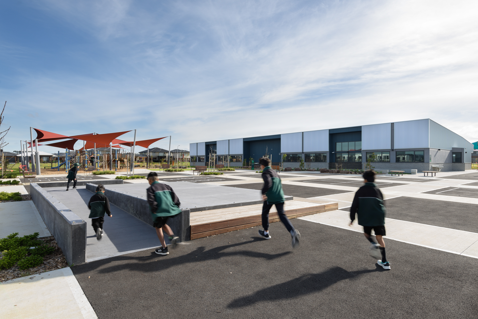 Kurrun Primary School - new school, Completed school - outdoor play