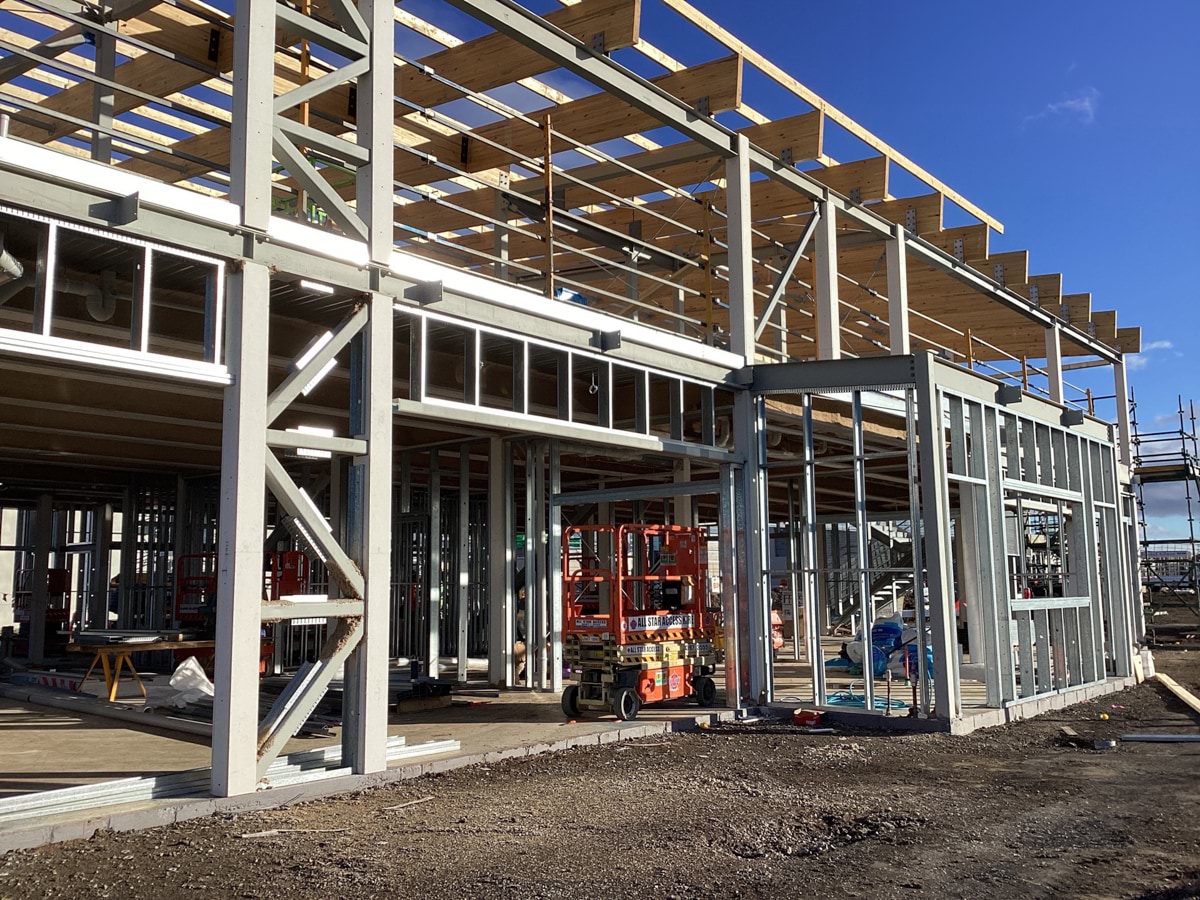 Black Forest East Primary School Kindergarten (interim name) - kindergarten on a school site, Site progress - June 2023