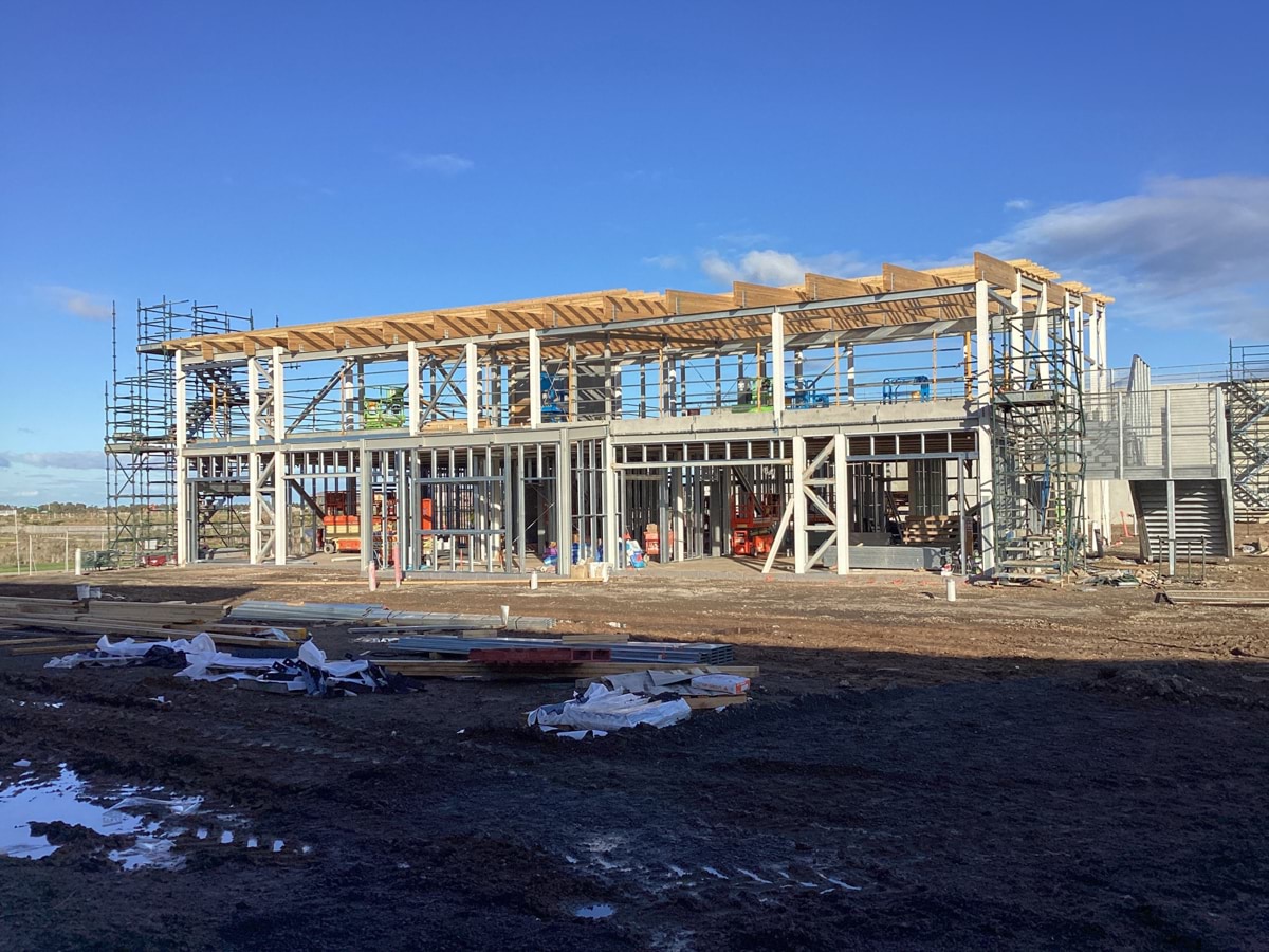 Black Forest East Primary School Kindergarten (interim name) - kindergarten on a school site, Site progress - June 2023