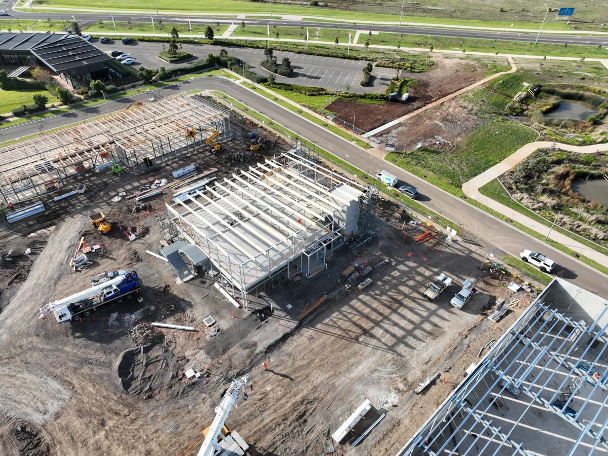 Black Forest East Primary School Kindergarten (interim name) - new school, Site progress - May 2023