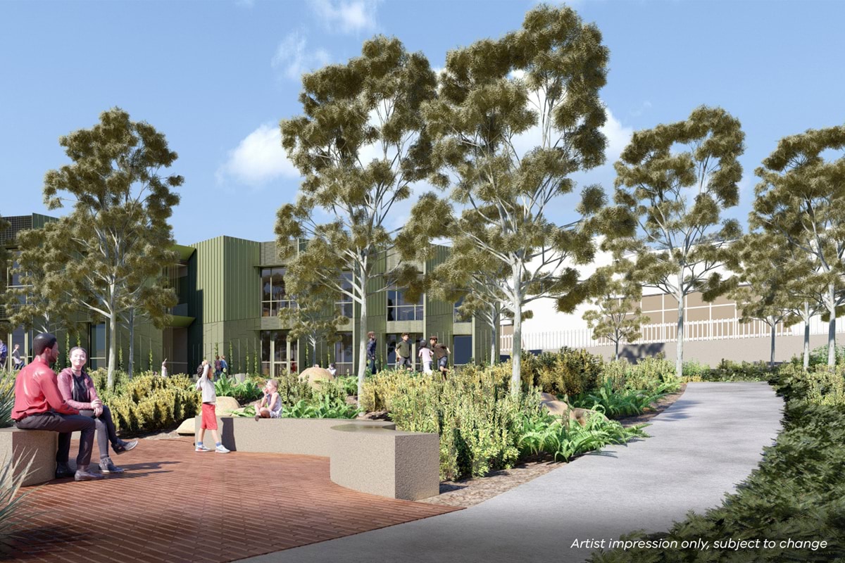 Dromana Primary School - upgrade and modernisation, Illustrated render