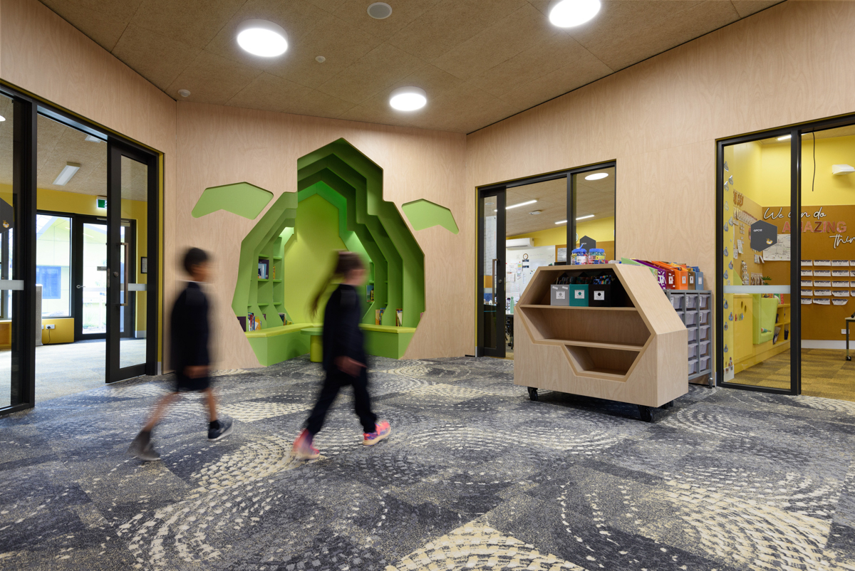 Lollypop Creek Primary School - new school, Completed school - reading nook