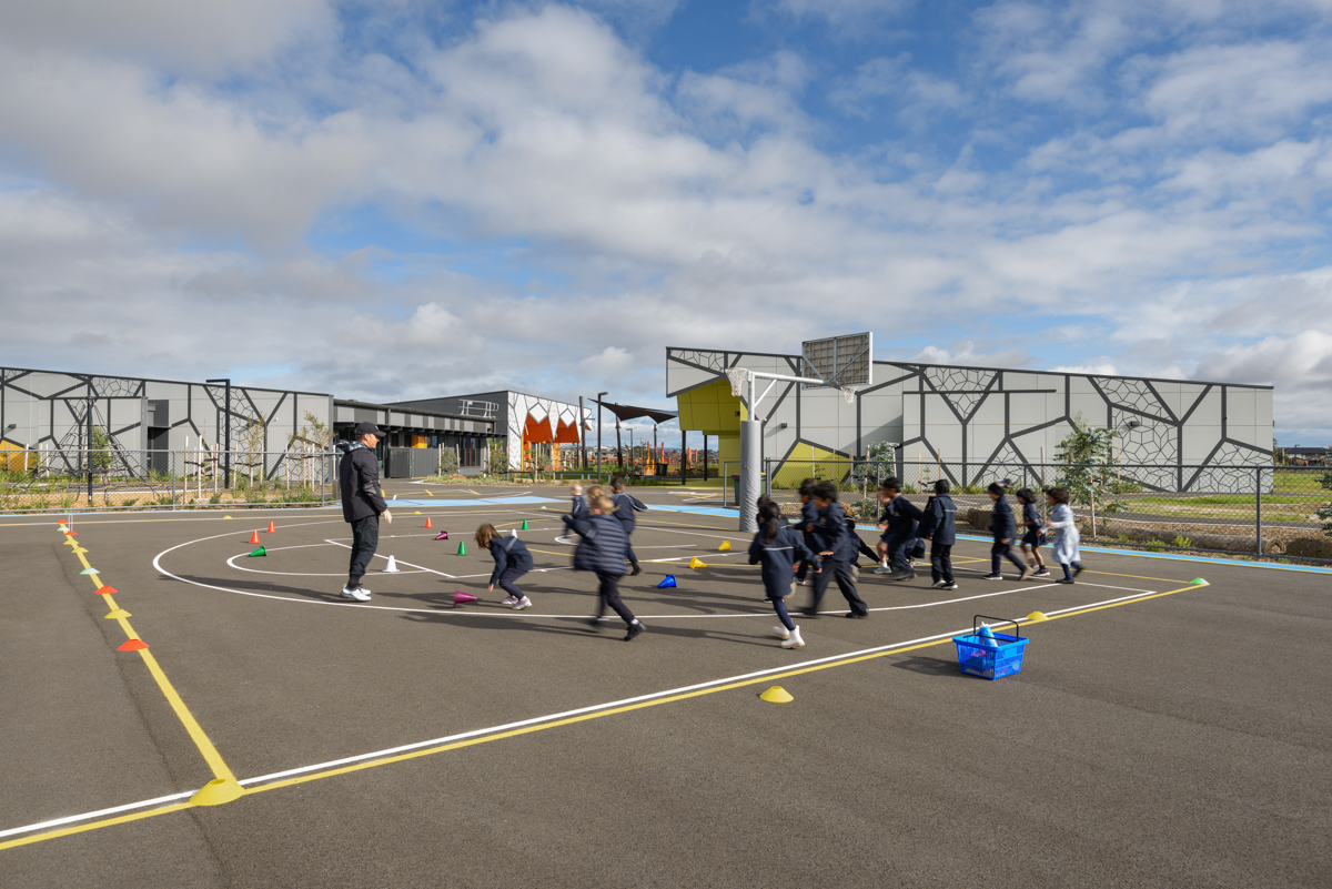 Lollypop Creek Primary School - new school, Completed school - hard court