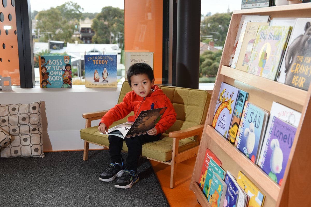 Molesworth Street Kindergarten - official opening, Children celebrating their new kindergarten