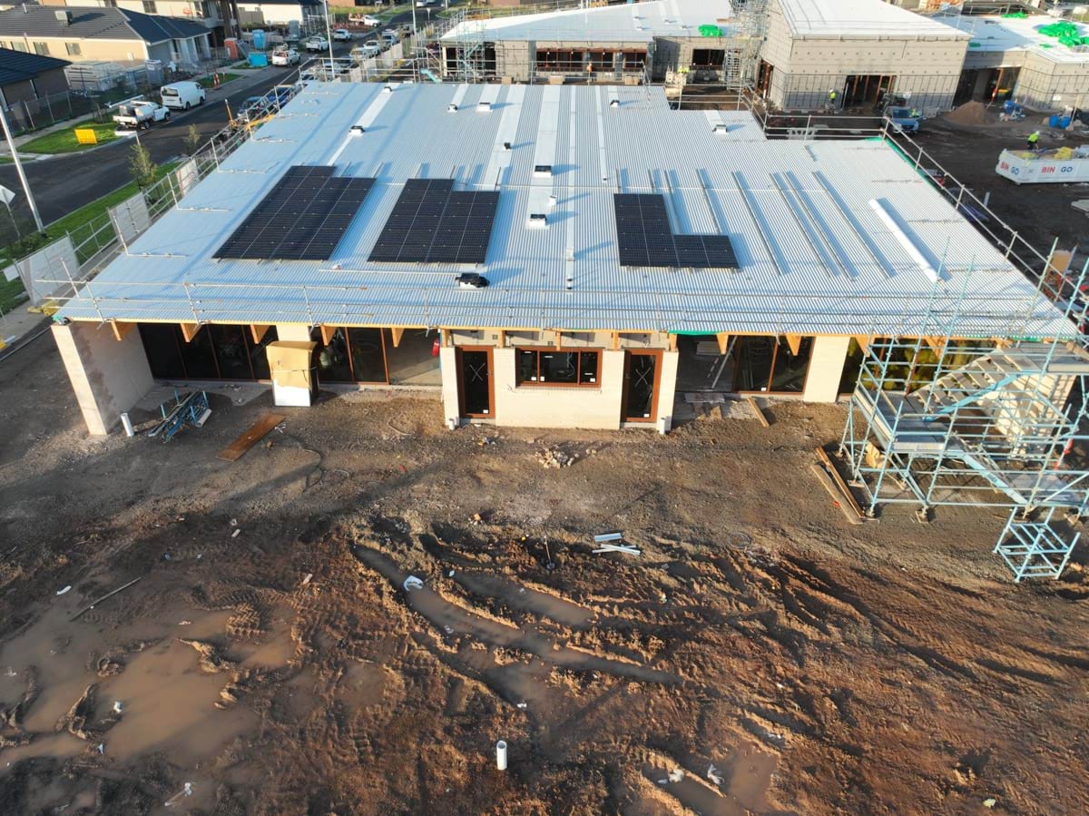 Tarneit North Primary School Kindergarten (interim name) - kindergarten on a school site, Site progress - May 2023