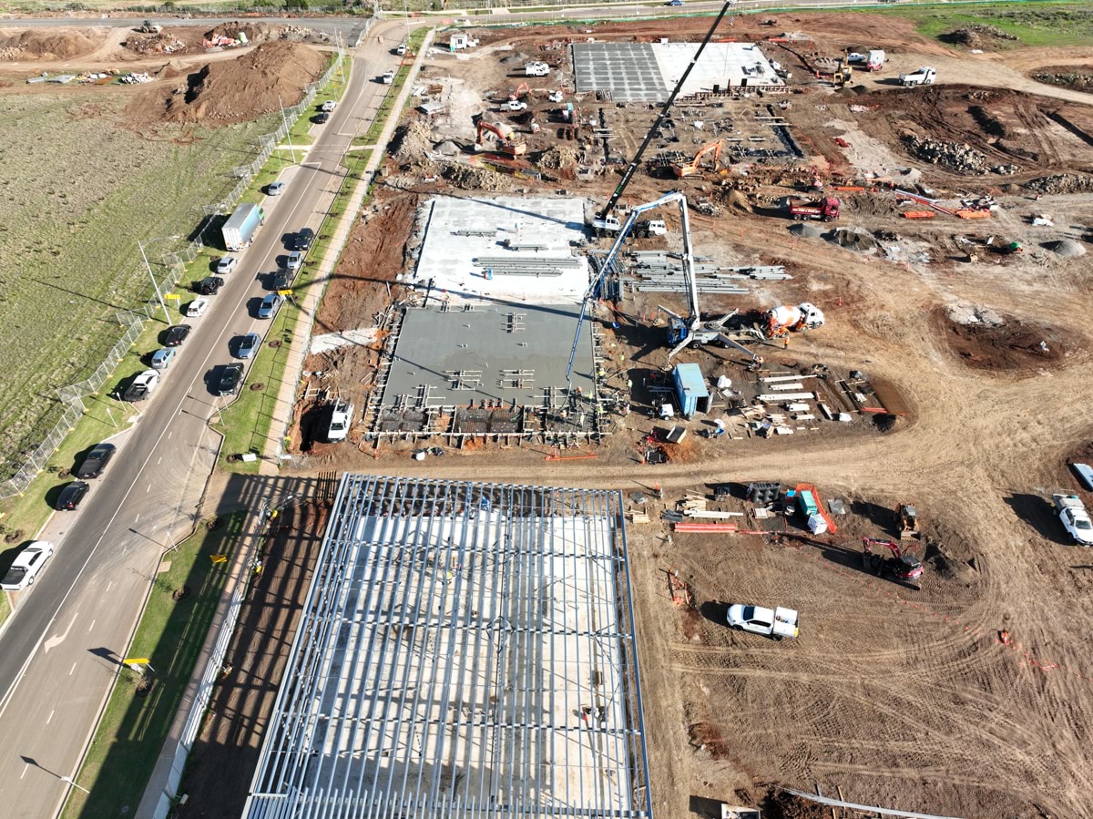 Truganina North Secondary School (interim name) - senior campus - new school, Site progress - May 2023