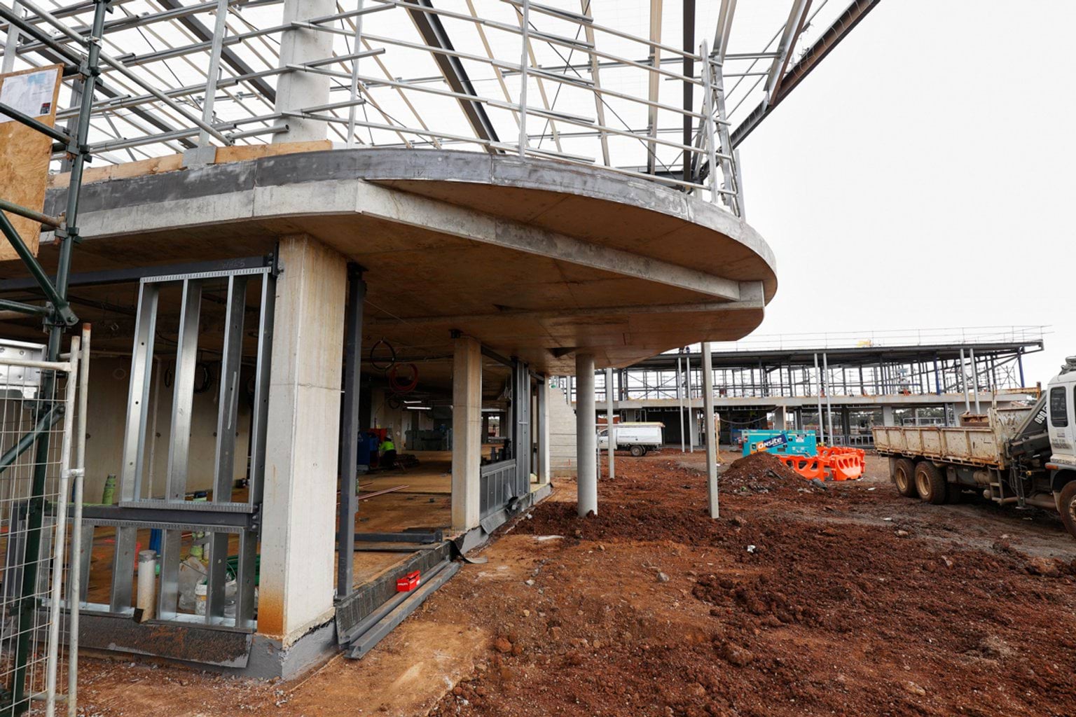 Aintree Secondary School (interim name) - new school, Site progress - July 2023