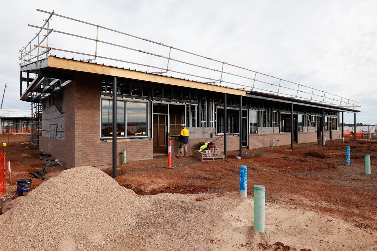 Aintree Specialist School (interim name) - new school, Site progress - July2023